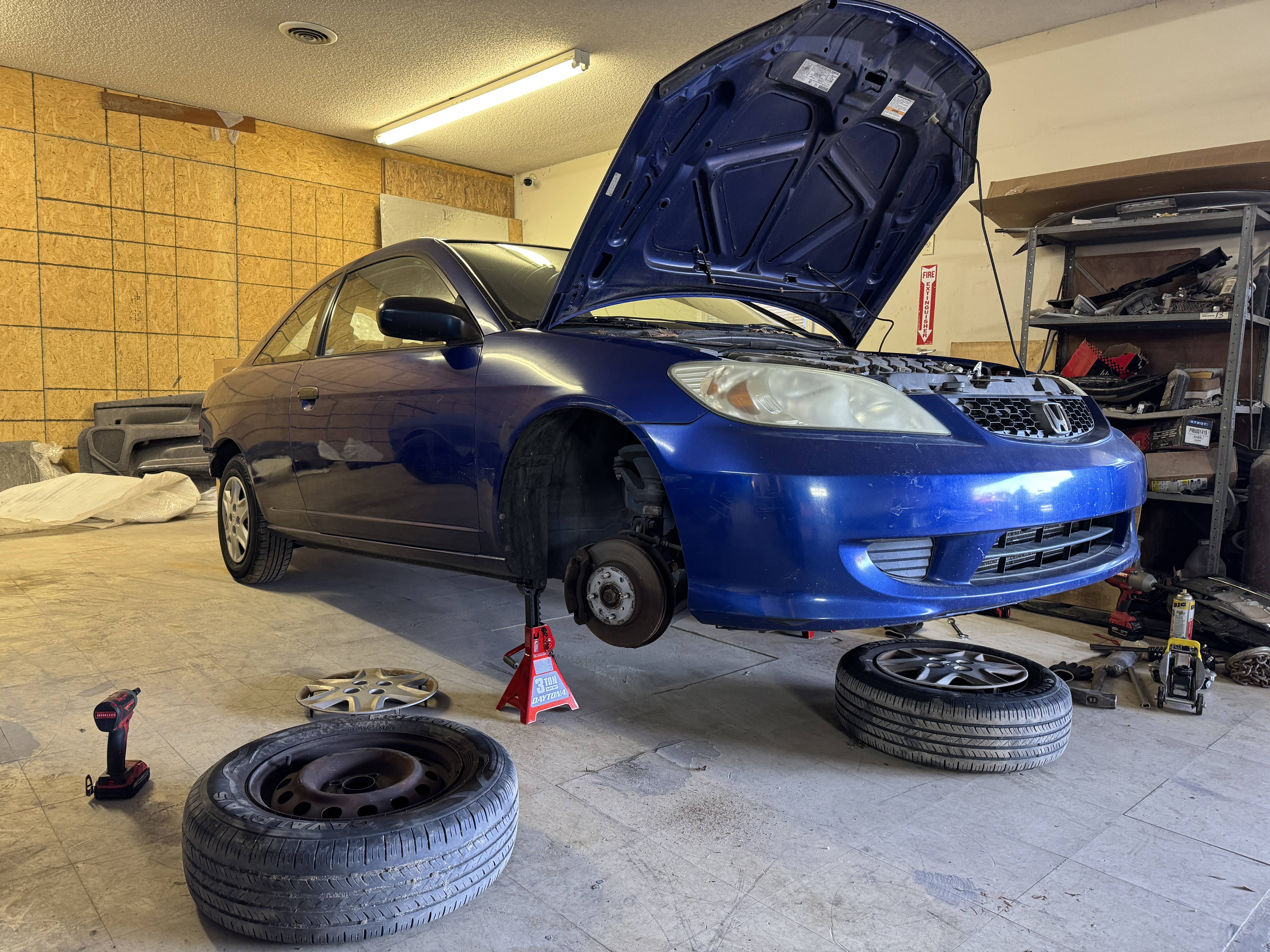 2004 Honda Civic EM2 shop project